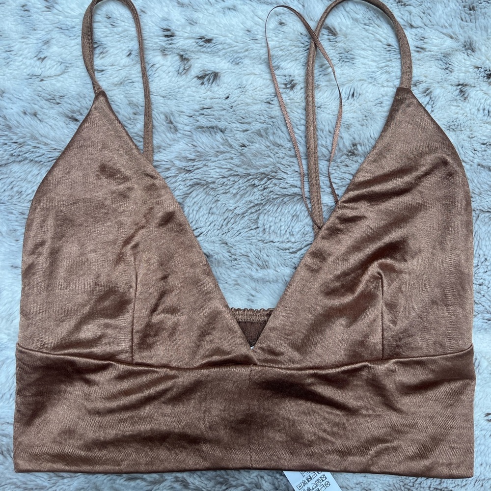 Zara brown tank top